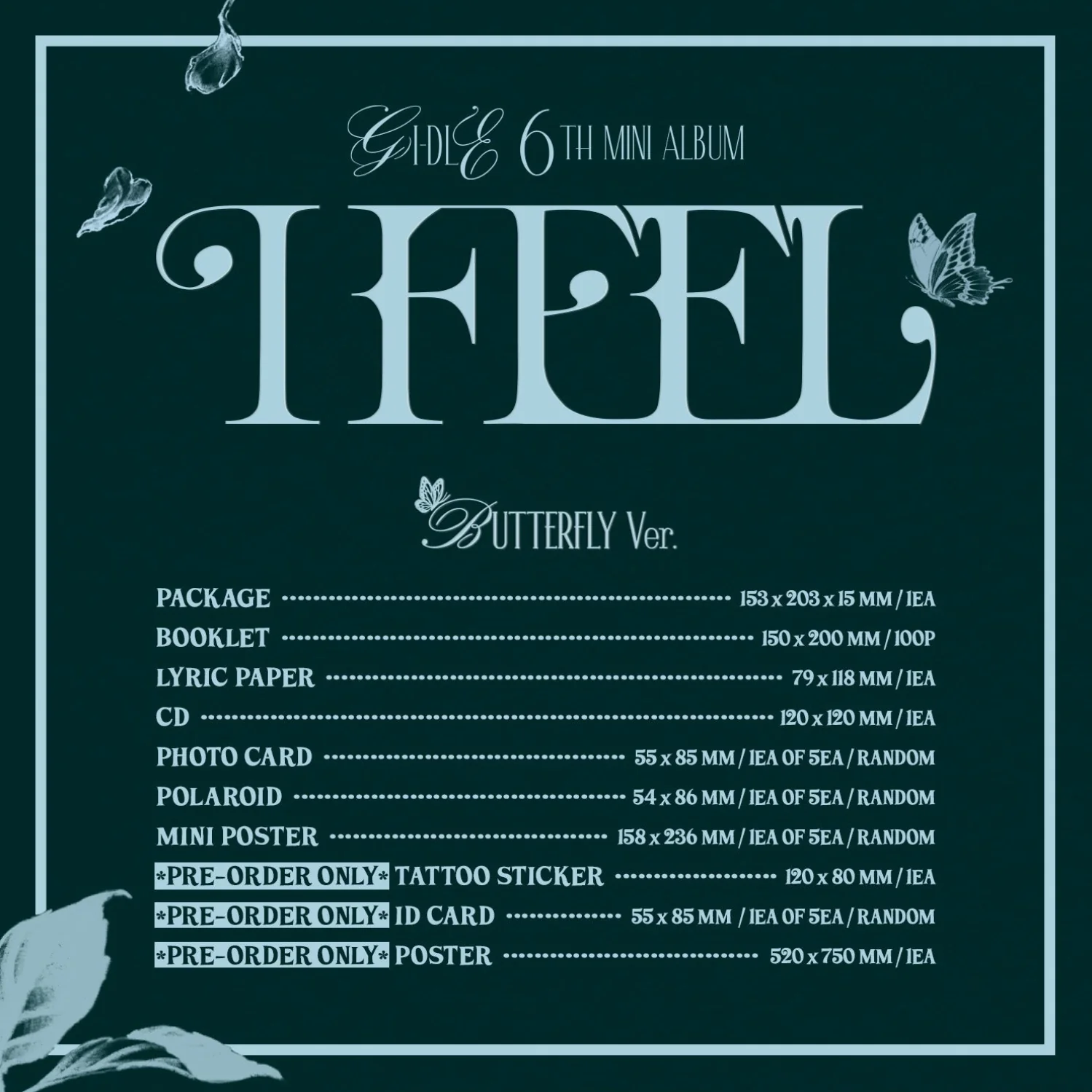 I Feel (Butterfly Ver.) [Import  CD] - Image 2