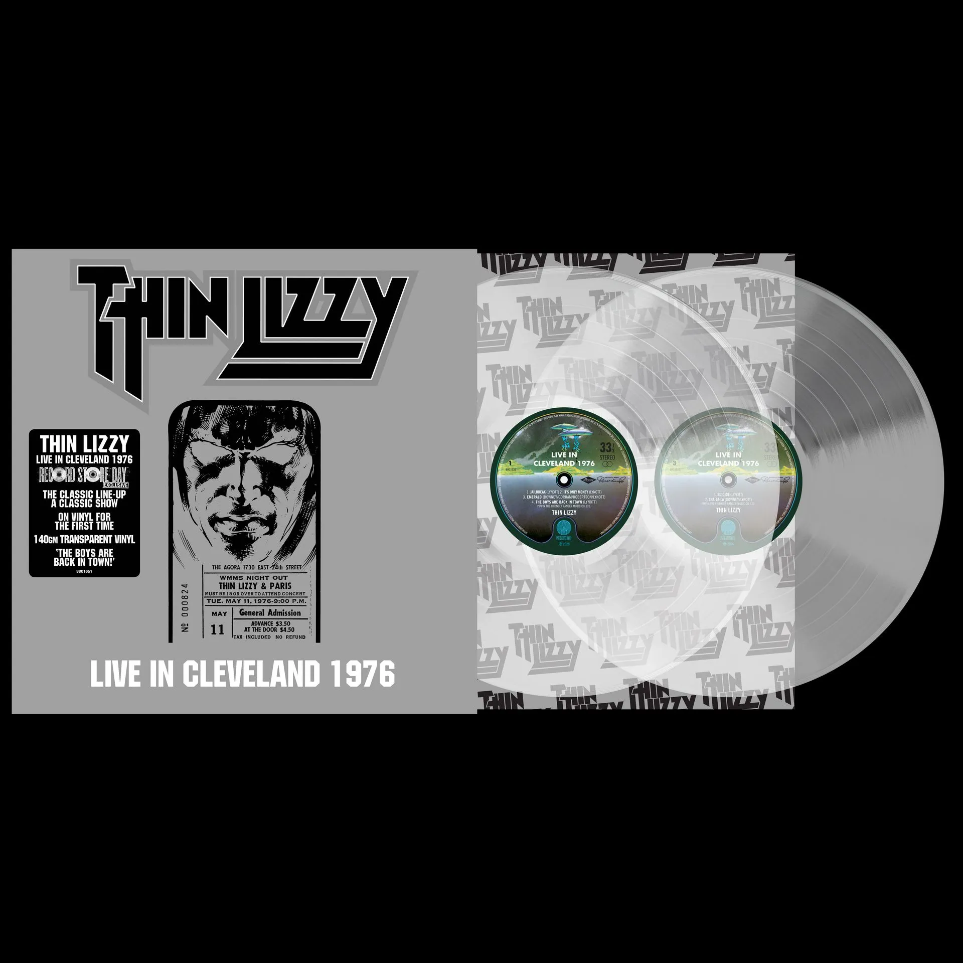 Live In Cleveland 1976 2LP