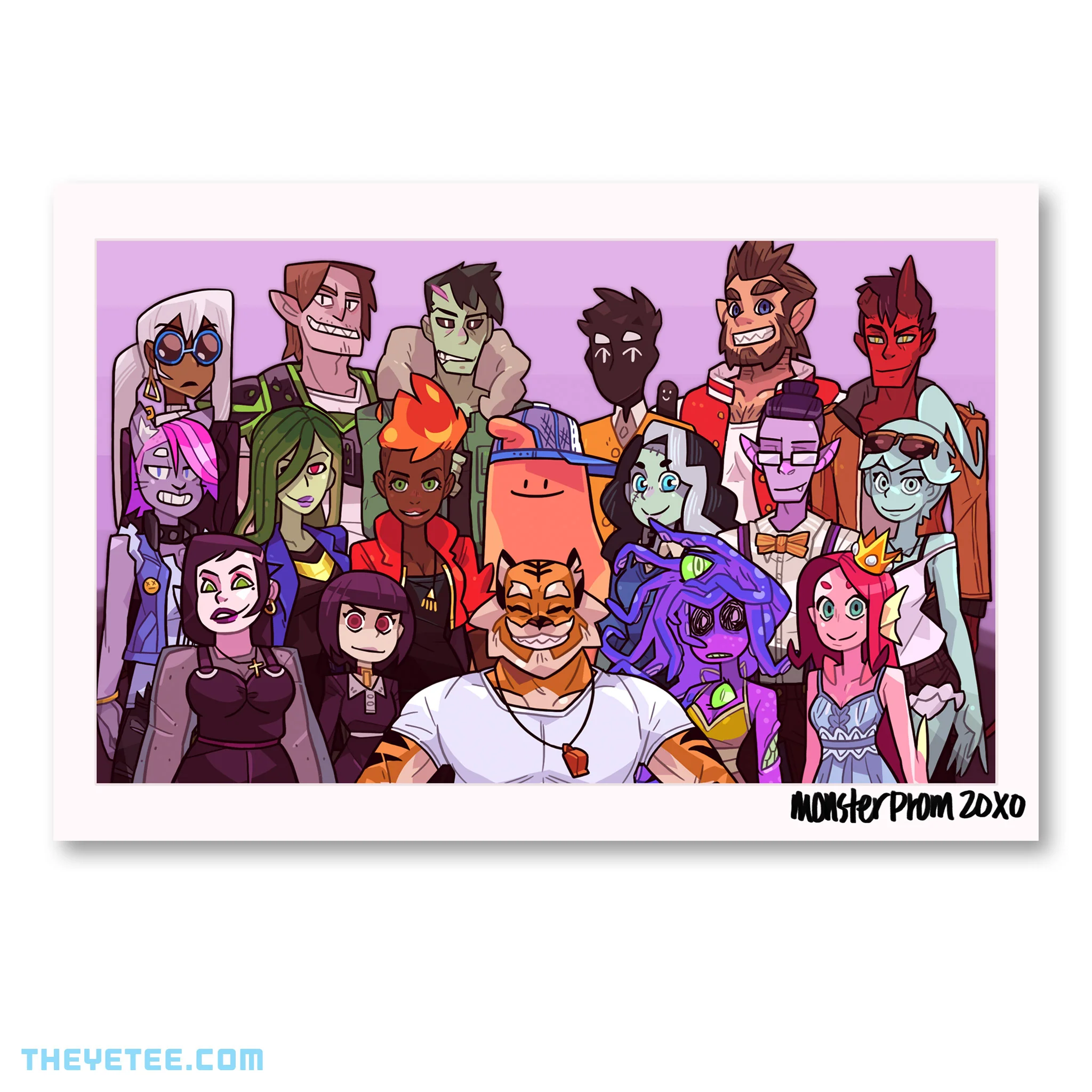 Monster Prom Group Poster