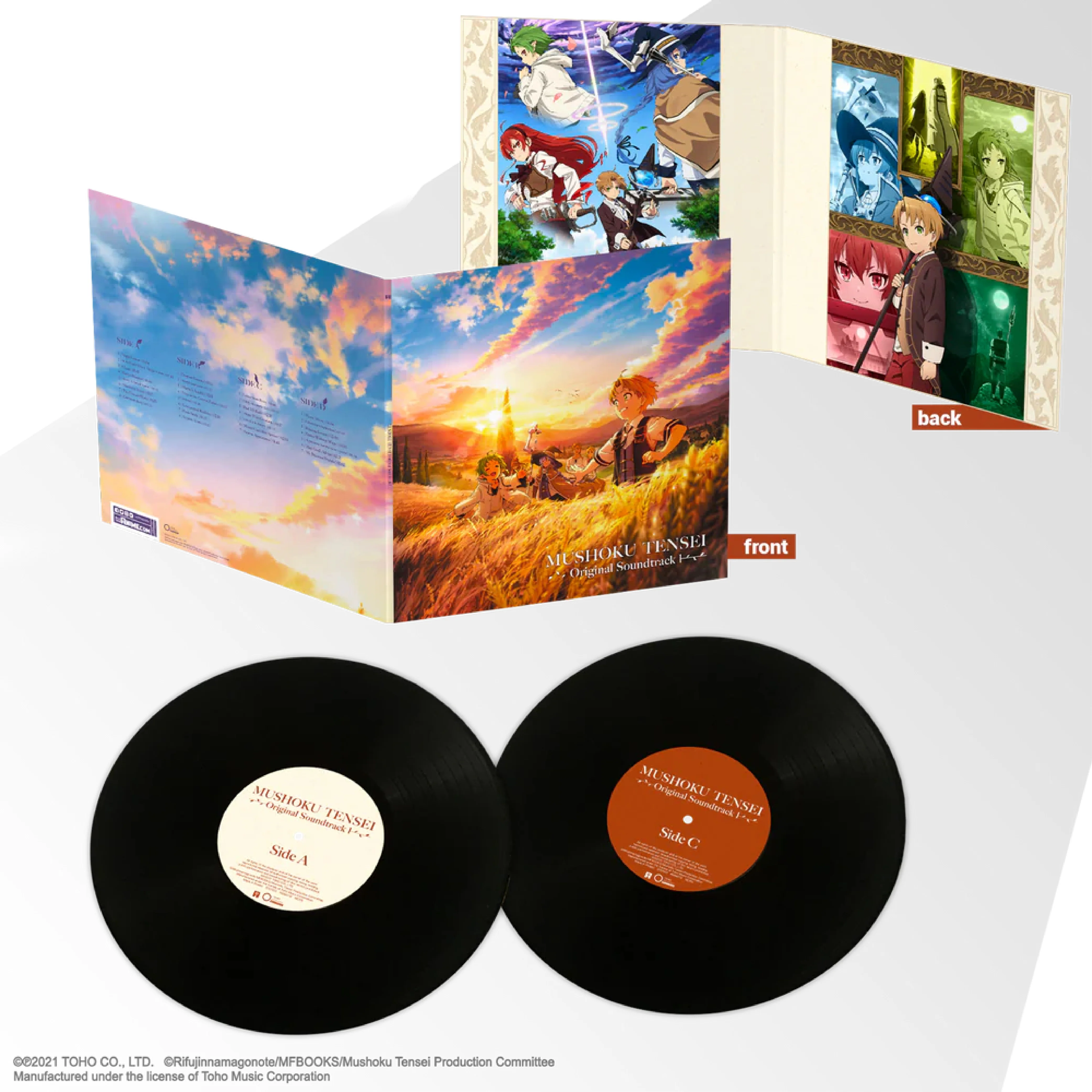 MUSHOKU TENSEI: Jobless Reincarnation Season 1 (Original Soundtrack) 2LP - Image 2