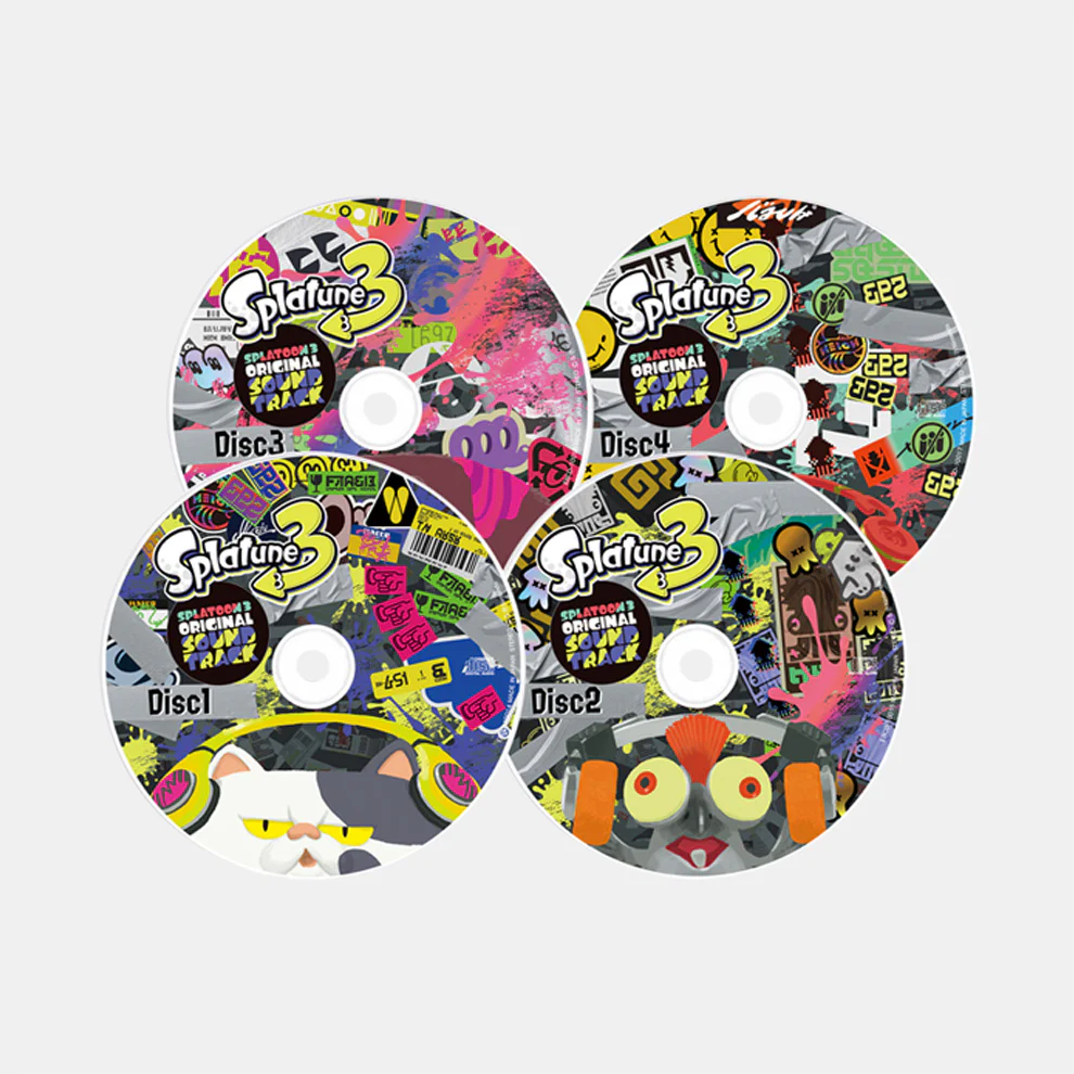 Splatune3 (Splatoon 3 Original Sountrack) -Splatune3- [Import 4CD Set] - Image 2