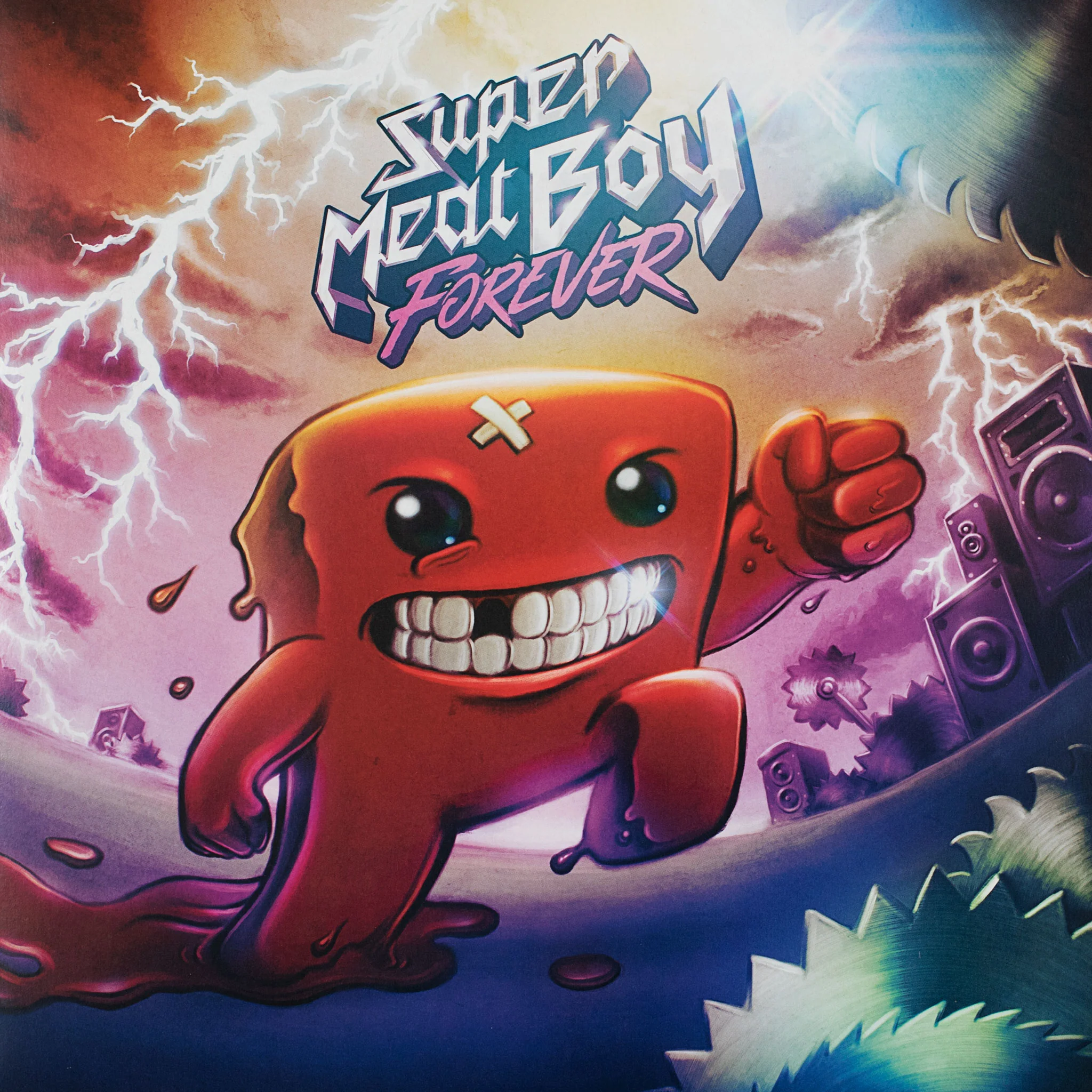 Super Meat Boy Forever Original Soundtrack (Pink and Red 2XLP) - Image 9
